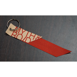 “deeper and closer” Ribbon key ring